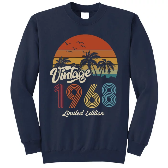 55th Birthday Vintage Limited Edition 1968 Tall Sweatshirt