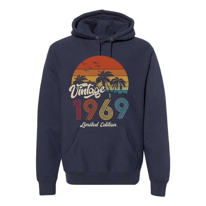 54th Birthday Vintage Limited Edition 1969 Premium Hoodie