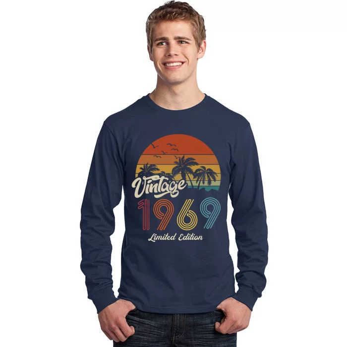 54th Birthday Vintage Limited Edition 1969 Tall Long Sleeve T-Shirt