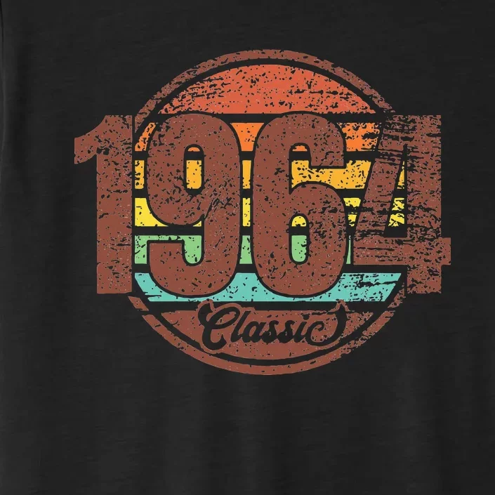 58th Birthday Vintage 1964 Classic Retro Bday 1964 ChromaSoft Performance T-Shirt