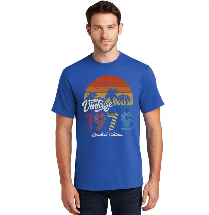 51st Birthday Vintage Limited Edition 1972 Tall T-Shirt