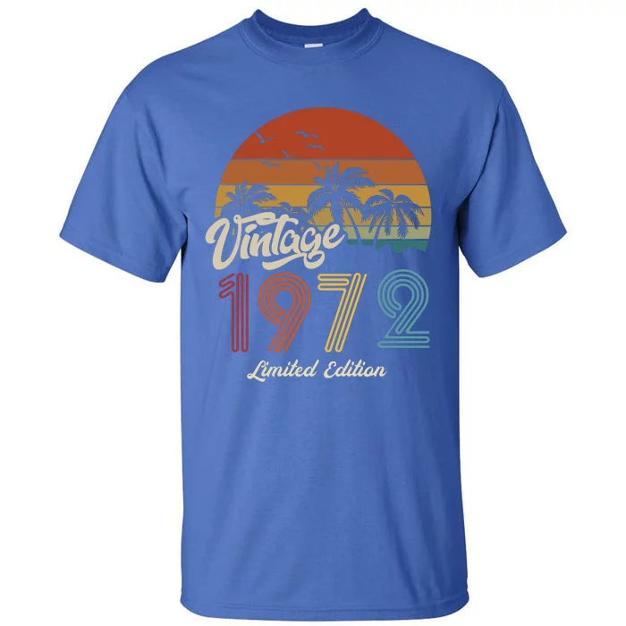 51st Birthday Vintage Limited Edition 1972 Tall T-Shirt