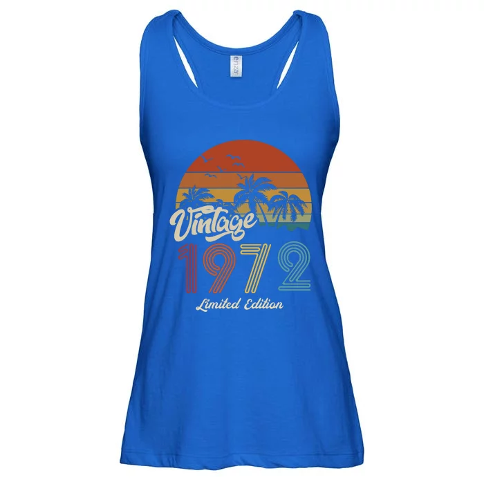 51st Birthday Vintage Limited Edition 1972 Ladies Essential Flowy Tank