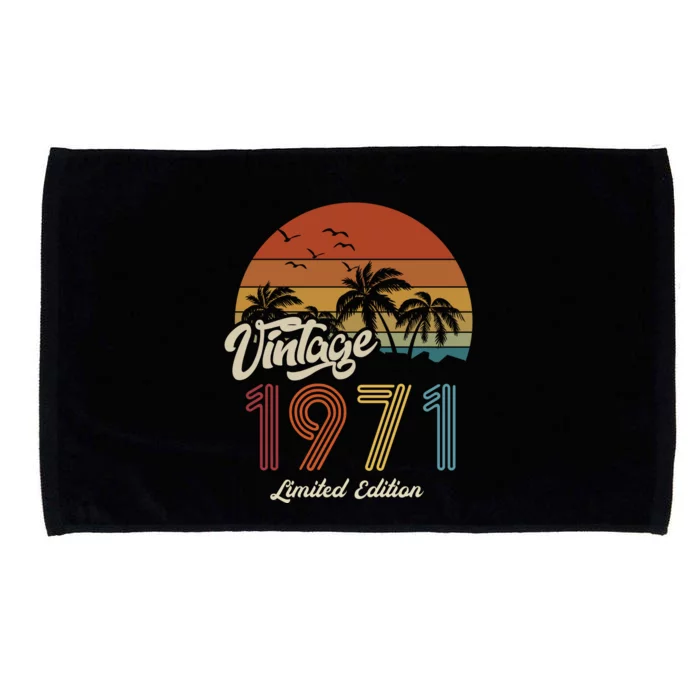 52nd Birthday Vintage Limited Edition 1971 Microfiber Hand Towel