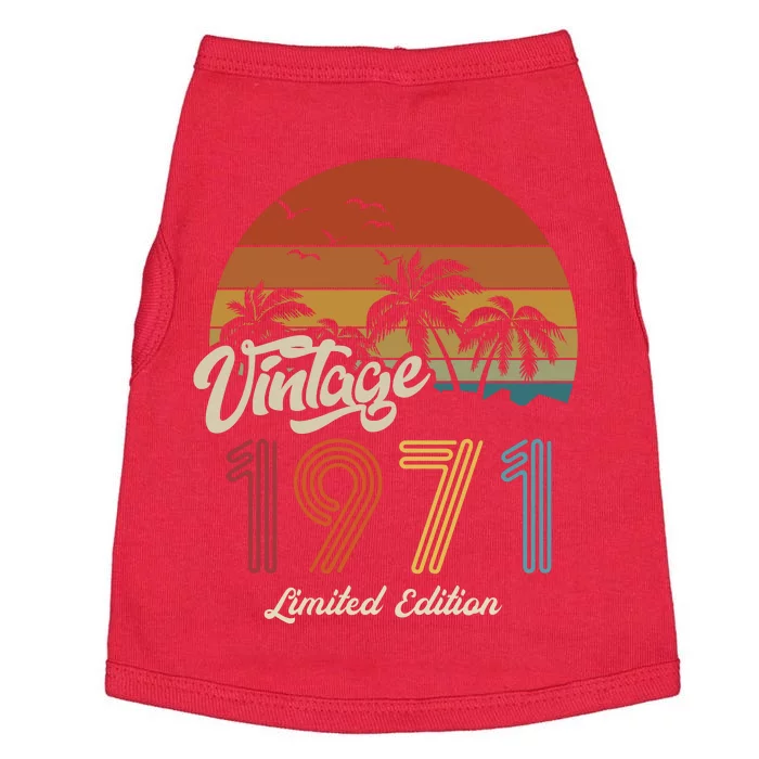 52nd Birthday Vintage Limited Edition 1971 Doggie Tank