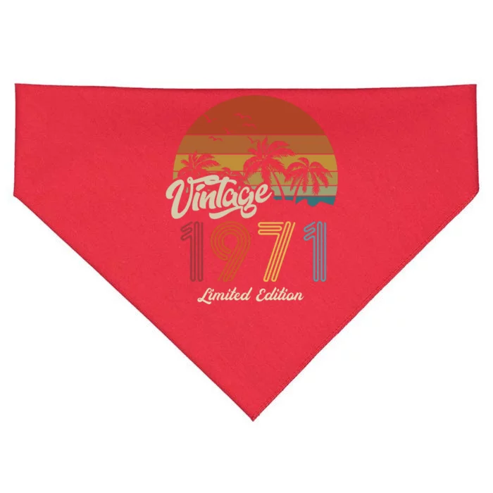 52nd Birthday Vintage Limited Edition 1971 USA-Made Doggie Bandana