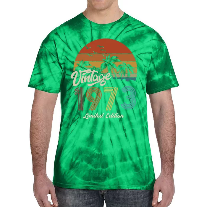 50th Birthday Vintage Limited Edition 1973 Tie-Dye T-Shirt