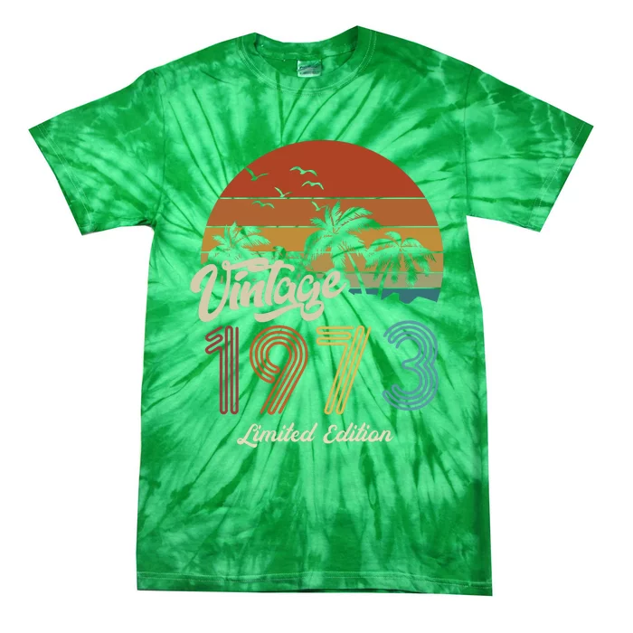 50th Birthday Vintage Limited Edition 1973 Tie-Dye T-Shirt