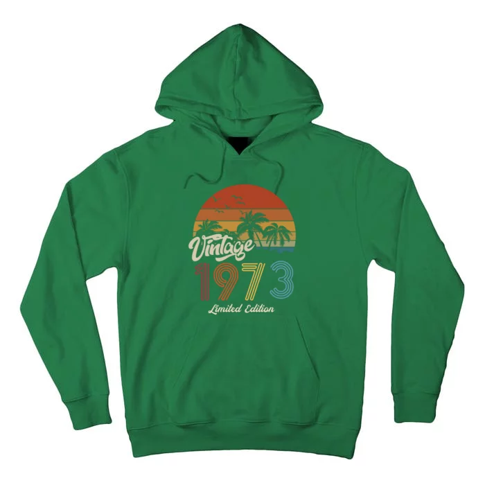 50th Birthday Vintage Limited Edition 1973 Tall Hoodie