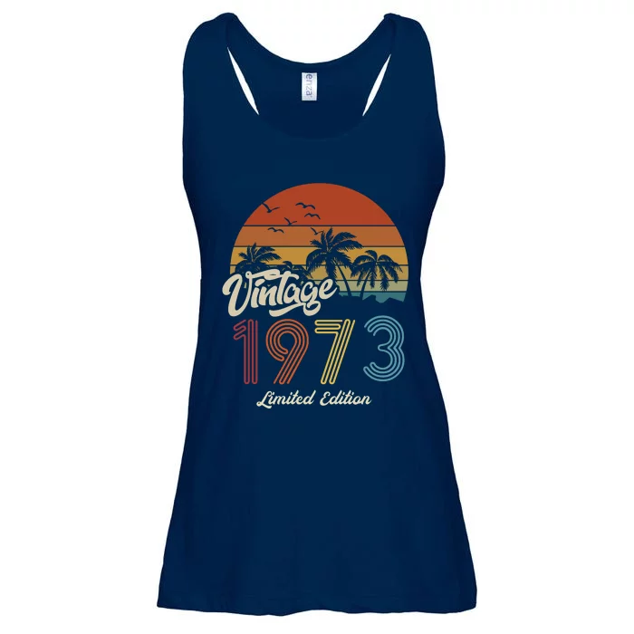 50th Birthday Vintage Limited Edition 1973 Ladies Essential Flowy Tank