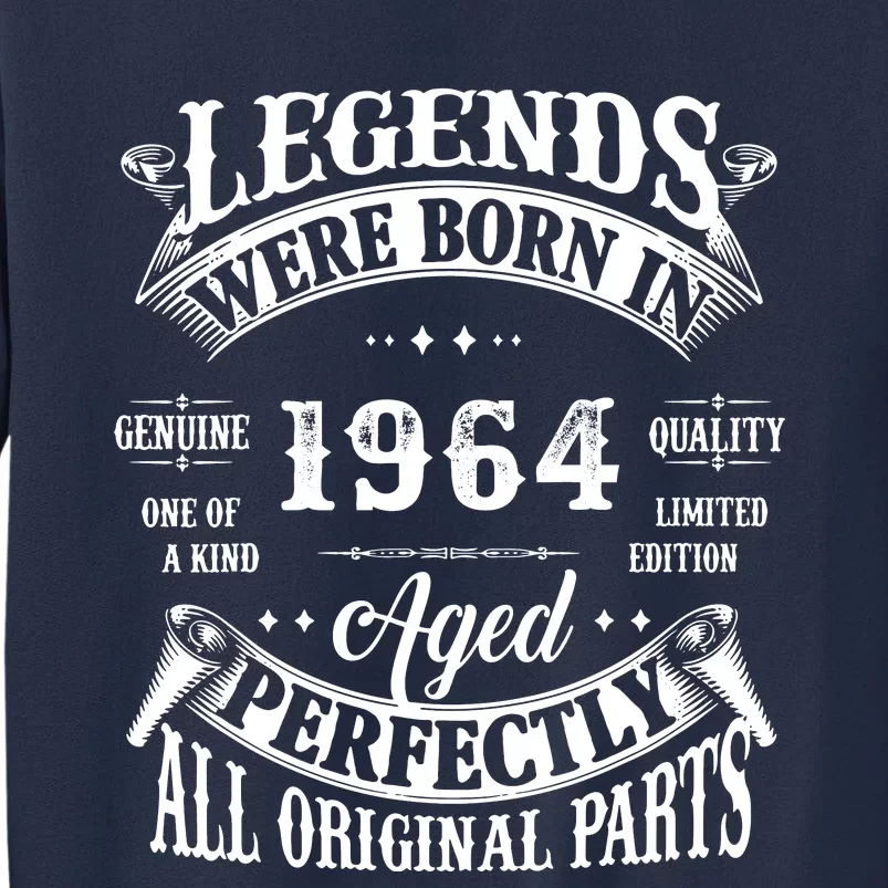 58th Birthday Vintage Birthday Legend Born In 1964 Sweatshirt