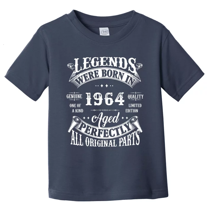 58th Birthday Vintage Birthday Legend Born In 1964 Toddler T-Shirt