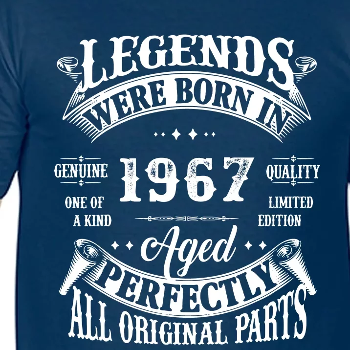 55th Birthday Vintage Birthday Legend Born In 1967 Comfort Colors T-Shirt