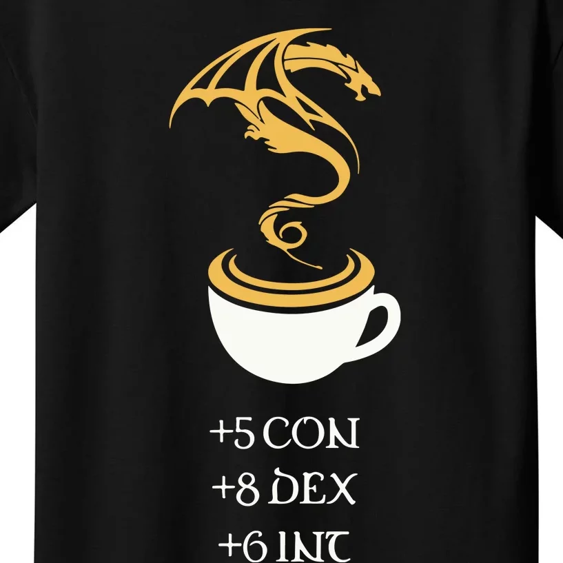 5 Con 8 Dex 6 Inc Coffee Kids T-Shirt