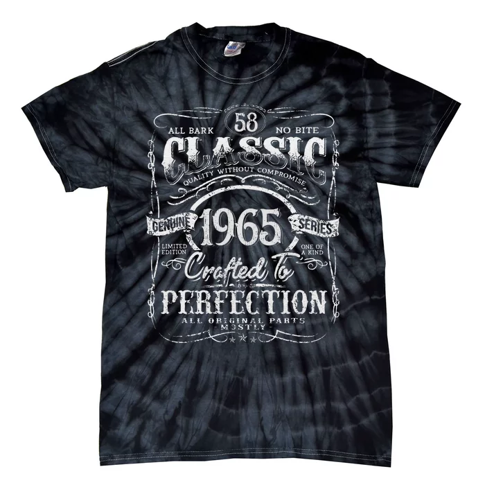 58th Classic Birthday gift 58 Perfection 1965 Birthday Tie-Dye T-Shirt