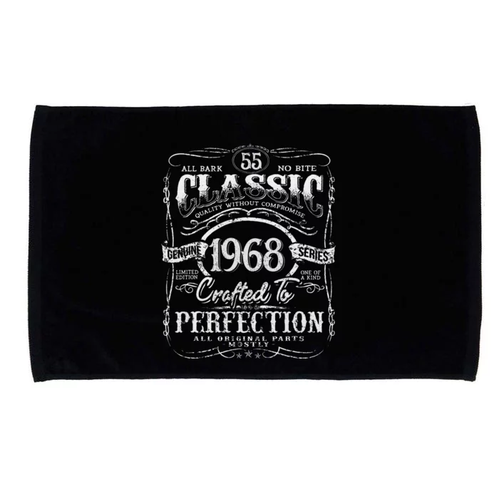 55th Classic Birthday gift 55 Perfection 1968 Birthday Microfiber Hand Towel