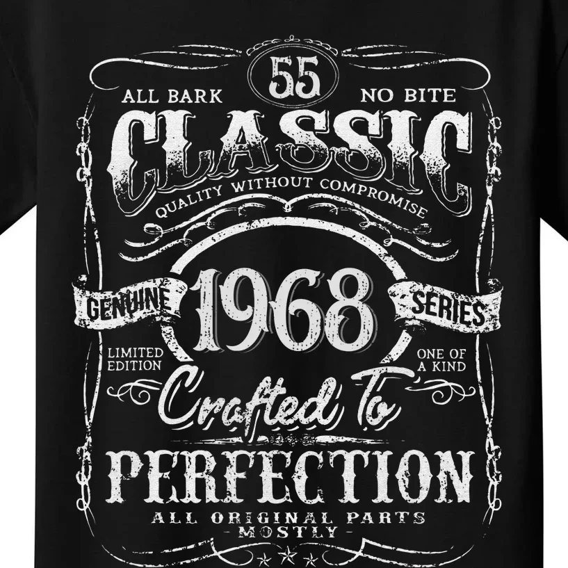 55th Classic Birthday gift 55 Perfection 1968 Birthday Kids T-Shirt