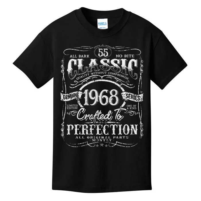 55th Classic Birthday gift 55 Perfection 1968 Birthday Kids T-Shirt