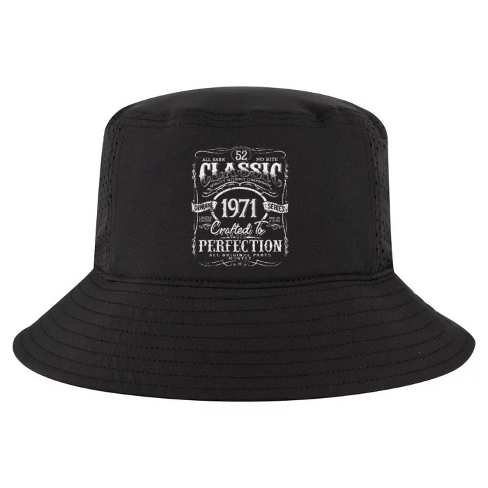 52nd Classic Birthday gift 52 Perfection 1971 Birthday Cool Comfort Performance Bucket Hat