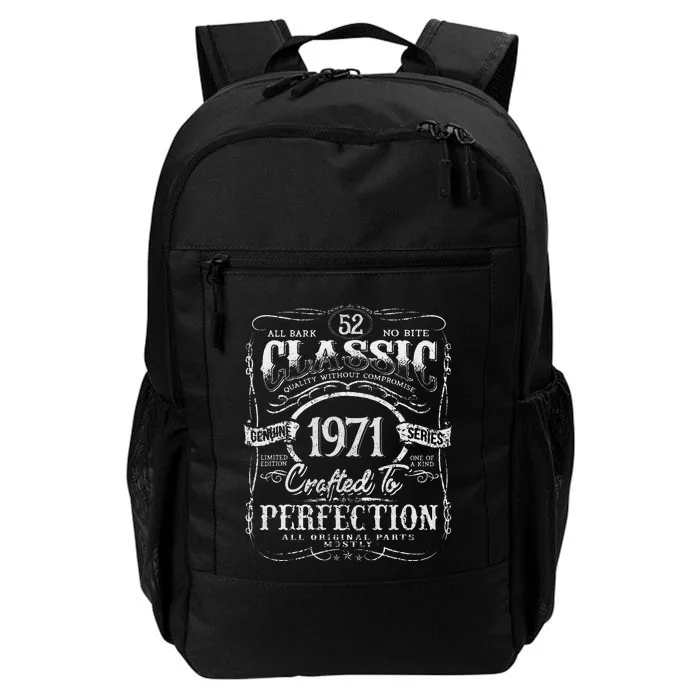 52nd Classic Birthday gift 52 Perfection 1971 Birthday Daily Commute Backpack