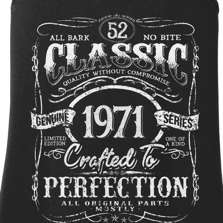 52nd Classic Birthday gift 52 Perfection 1971 Birthday Ladies Essential Tank