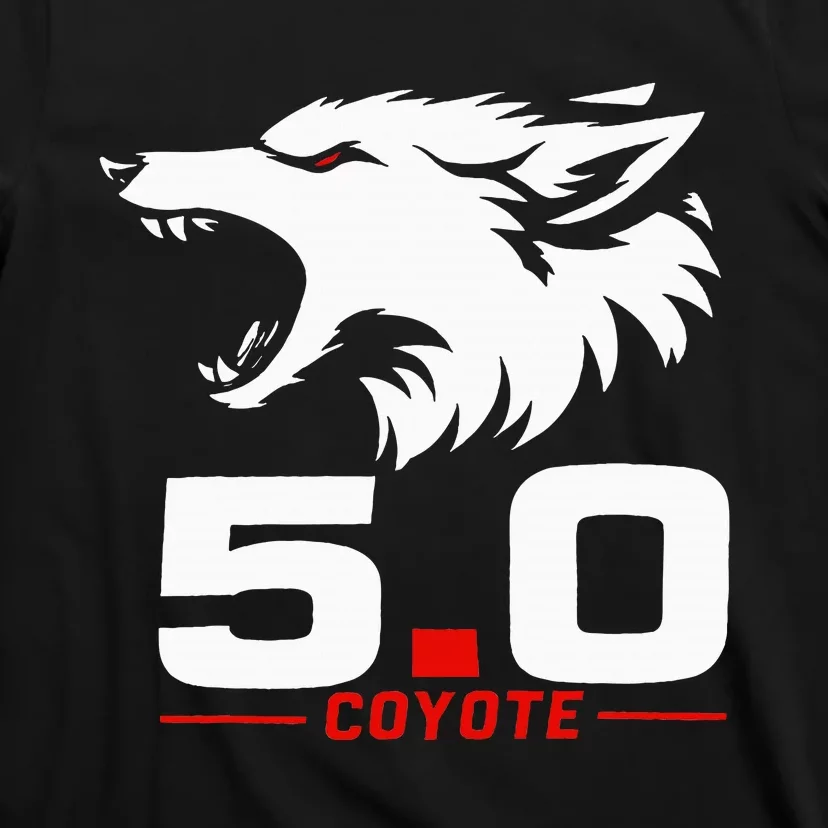 5.0 Coyote Distressed Gift Idea For Adorable T-Shirt