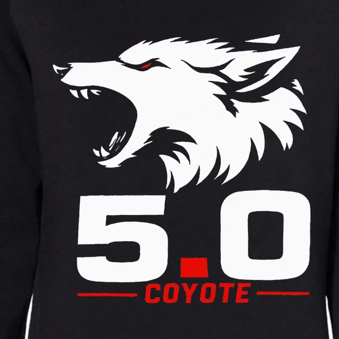 5.0 Coyote Distressed Gift Idea For Adorable Womens California Wash Sweatshirt