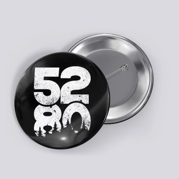 5280 Colorado Mountains Mile High Button