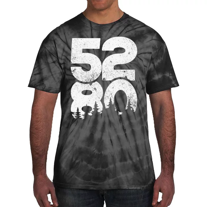 5280 Colorado Mountains Mile High Tie-Dye T-Shirt