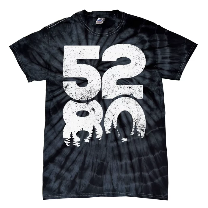 5280 Colorado Mountains Mile High Tie-Dye T-Shirt