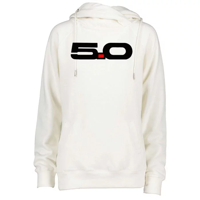 5.0 Coyote S550 Stang Womens Funnel Neck Pullover Hood