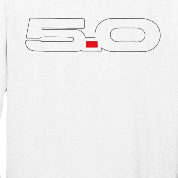 5.0 Coyote S550 Stang S197 Foxbody Swap Tall Long Sleeve T-Shirt