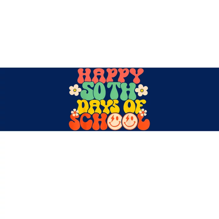 50 Days Happy 50th Day Of School Teacher Students Bumper Sticker