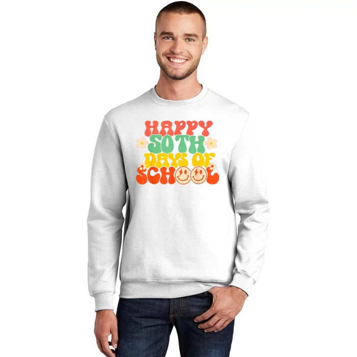 50 Days Happy 50th Day Of School Teacher Students Sweatshirt