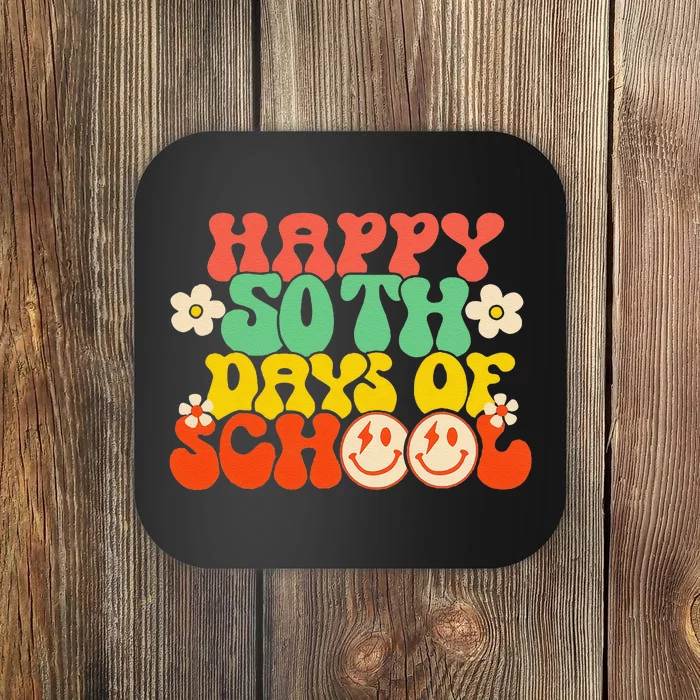 50 Days Happy 50th Day Of School Teacher Students Coaster