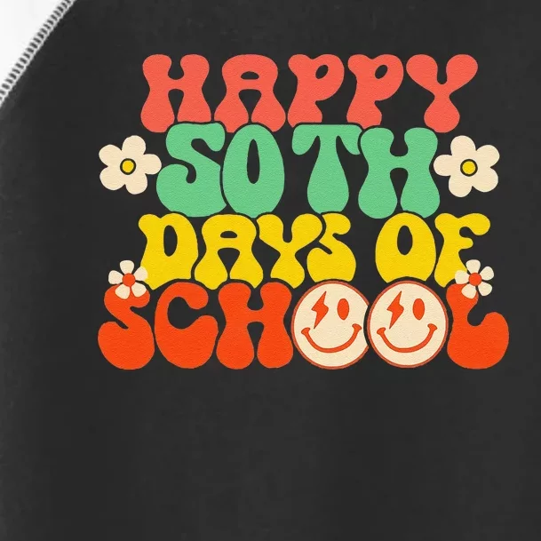 50 Days Happy 50th Day Of School Teacher Students Toddler Fine Jersey T-Shirt