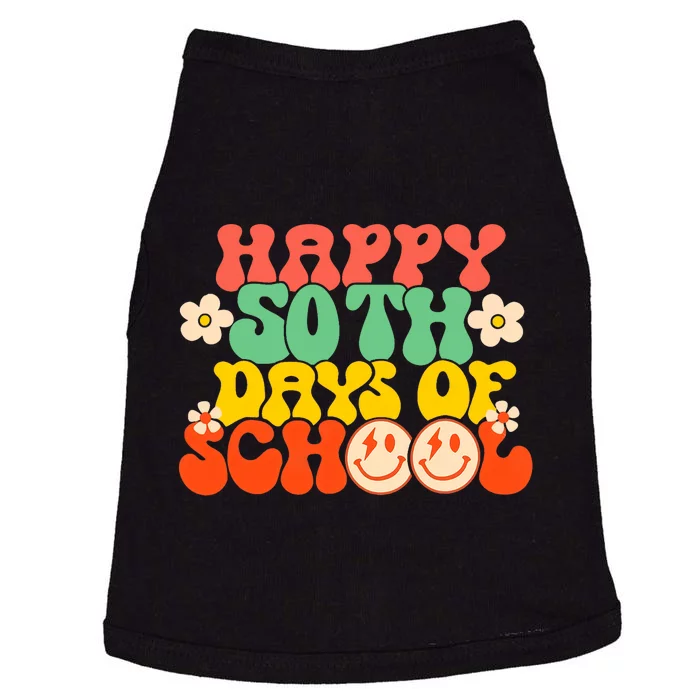 50 Days Happy 50th Day Of School Teacher Students Doggie Tank