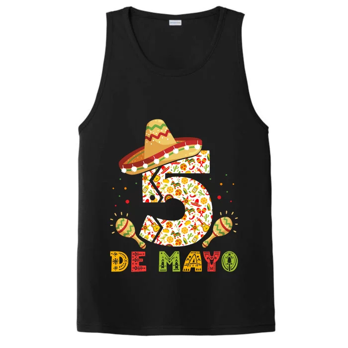 5 DE MAYO CINCO DE MAYO T Performance Tank