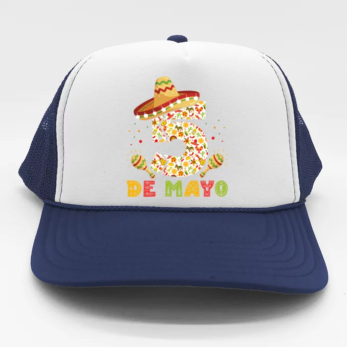 5 DE MAYO CINCO DE MAYO T Trucker Hat