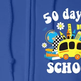 50 days of school 50th day of school Full Zip Hoodie