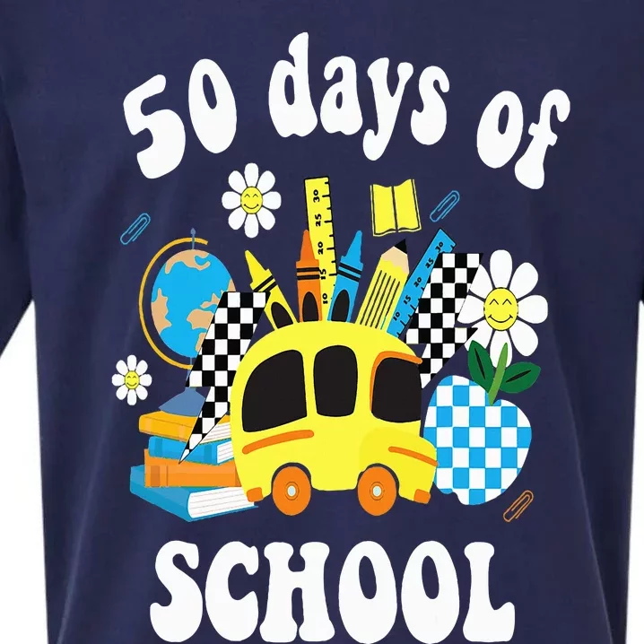 50 days of school 50th day of school Sueded Cloud Jersey T-Shirt