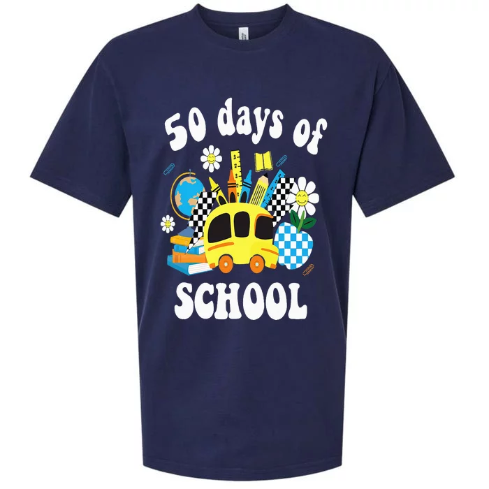 50 days of school 50th day of school Sueded Cloud Jersey T-Shirt