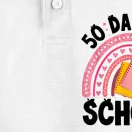 50 Days Of School Children Happy 50th Day Of School Dry Zone Grid Performance Polo