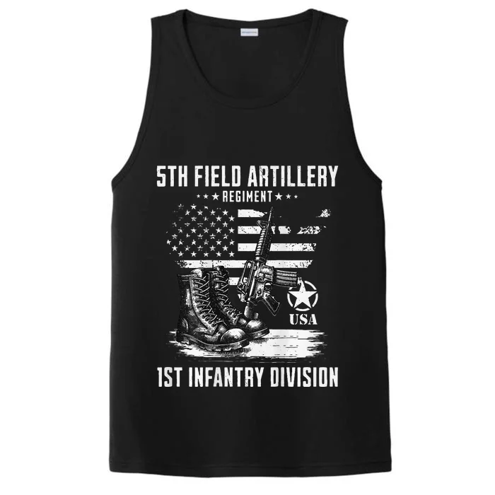 5th Field Artillery Regiment Veteran Military Distressed Performance Tank