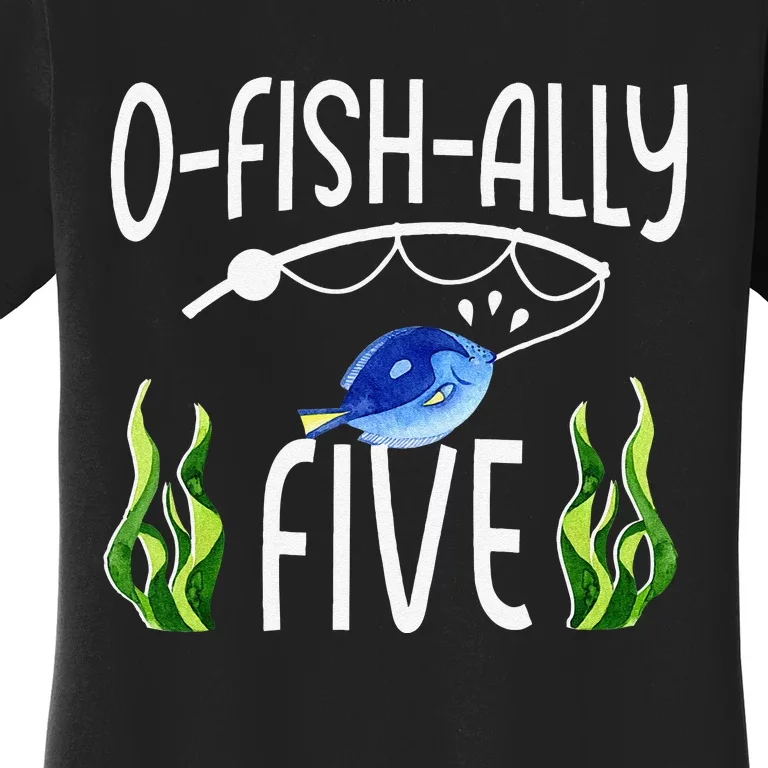 5th Fish Themed Birthday Funny Pun Women's T-Shirt