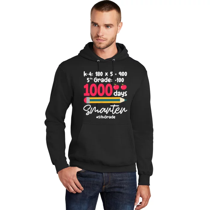 5th Grade 1000 Days Smarter Fifth Grade Student 1000th Day Hoodie