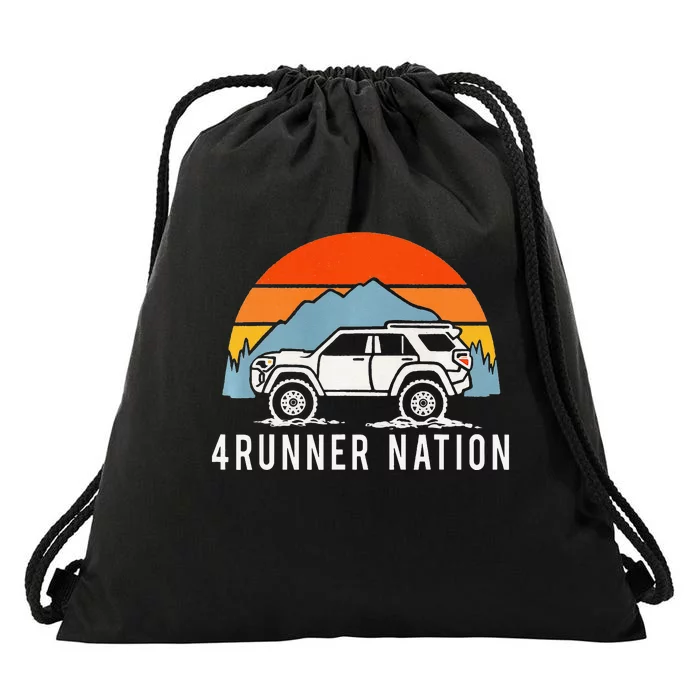 5th Gen 4Runner Heritage Sunset Vibes Drawstring Bag