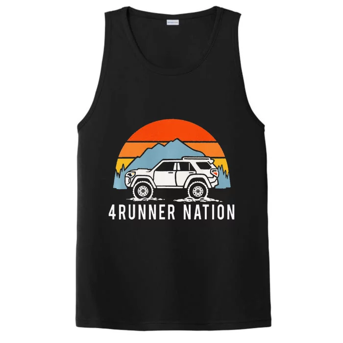 5th Gen 4Runner Heritage Sunset Vibes Performance Tank