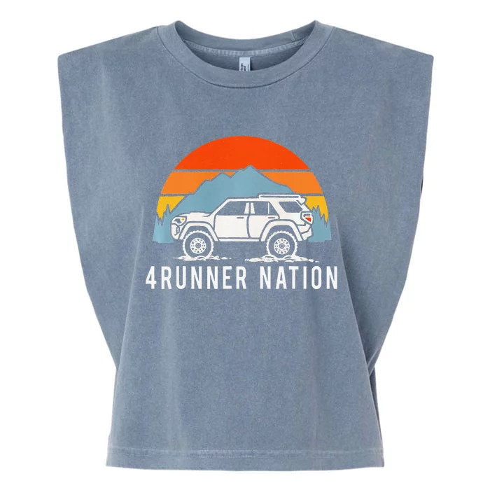 5th Gen 4Runner Heritage Sunset Vibes Garment-Dyed Women's Muscle Tee