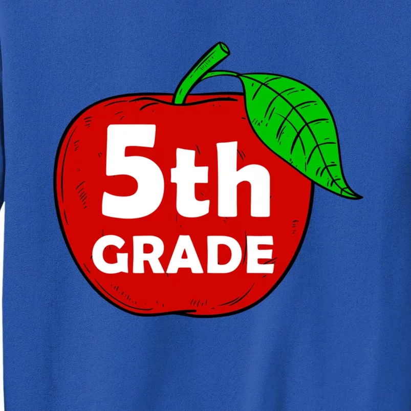 5Th Grade Apple Teacher Meaningful Gift Graphic Fifth Grade Gift Sweatshirt